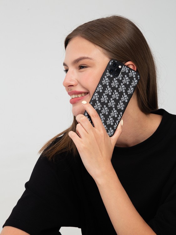 Чехол «Где надо, там и где» бокальчик, чёрный